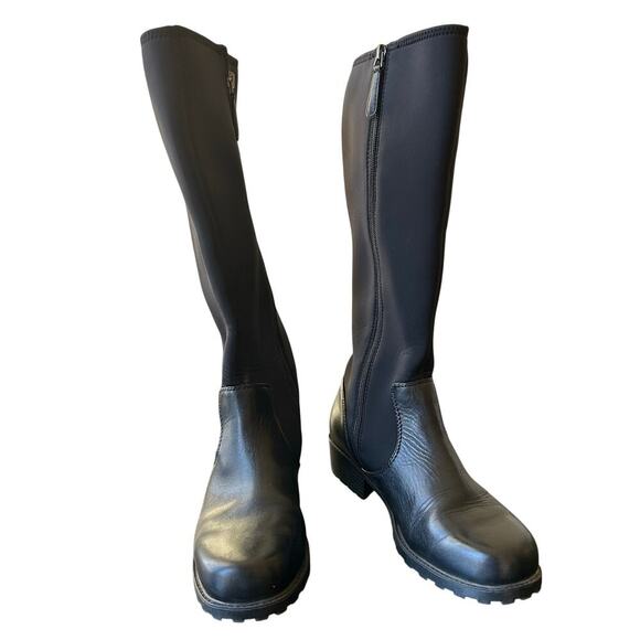 Soft walk biloxi black boots women’s 8m - Picture 1 of 8